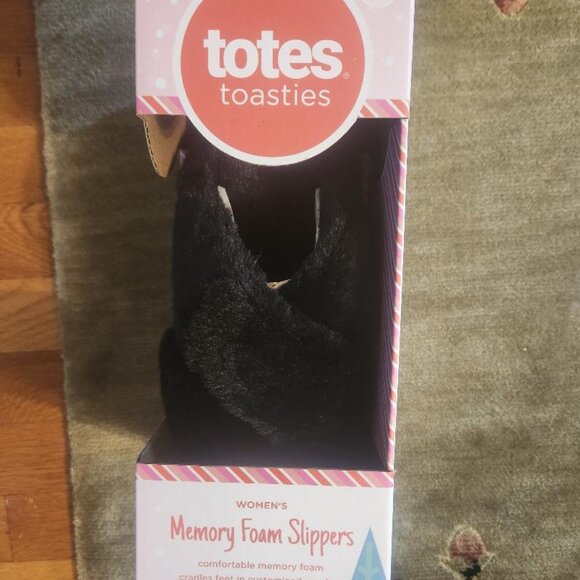 TOTES Toasties "Memory Foam slippers" Womens-BRAND NEW-IN BOX!! - Picture 3 of 5